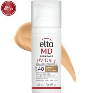 EltaMD UV Daily Tinted Broad-Spectrum SPF40 New in Box Moisture Boost New in box
